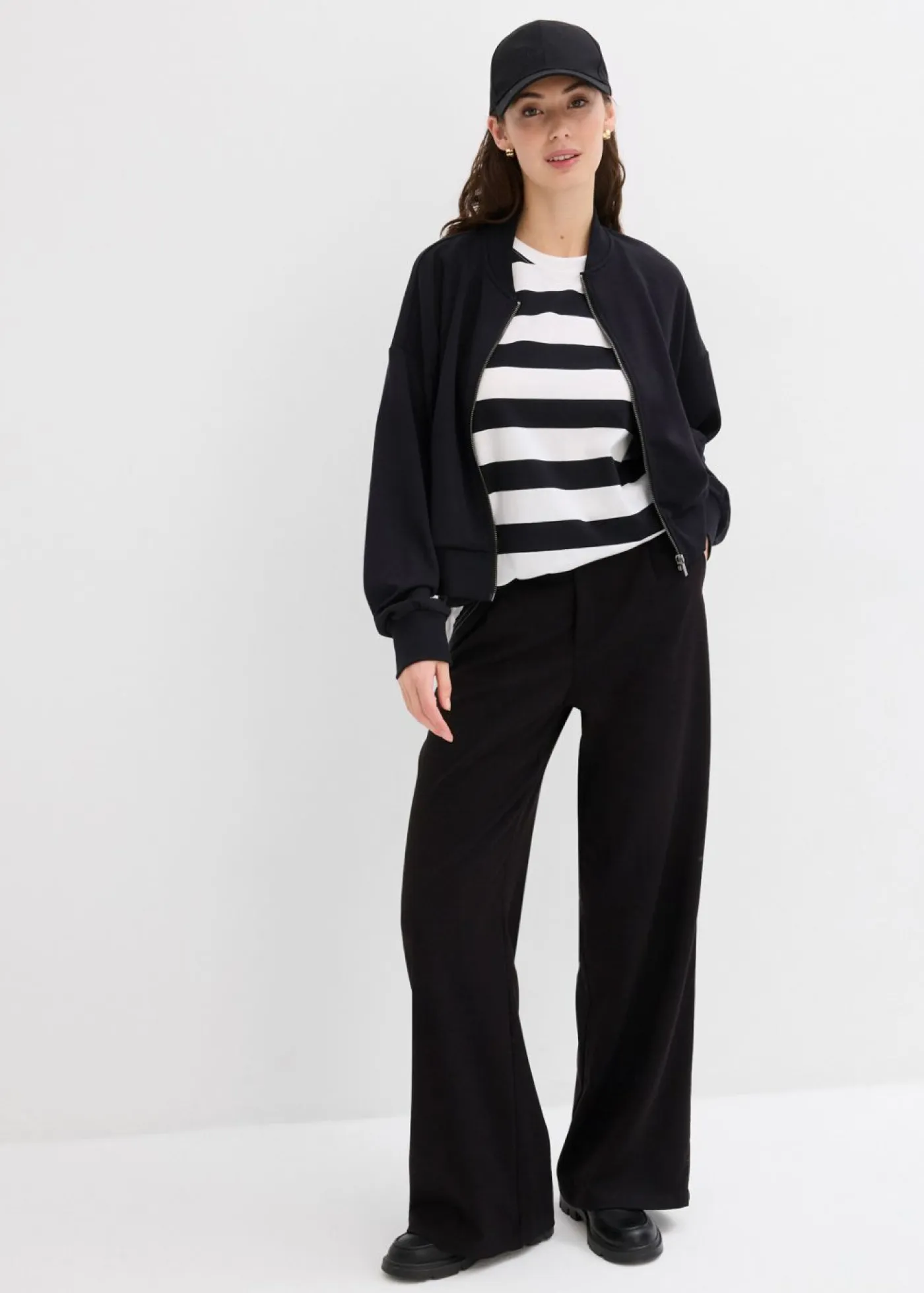 Online Cazadora de neopreno de suave mezcla de viscosa Mujer Chaquetas Y Abrigos|Novedades