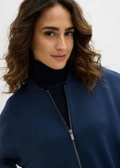 New Cazadora de neopreno de suave mezcla de viscosa Mujer Chaquetas Y Abrigos|Novedades