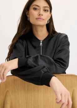 Hot Cazadora de satén Mujer Chaquetas Y Abrigos