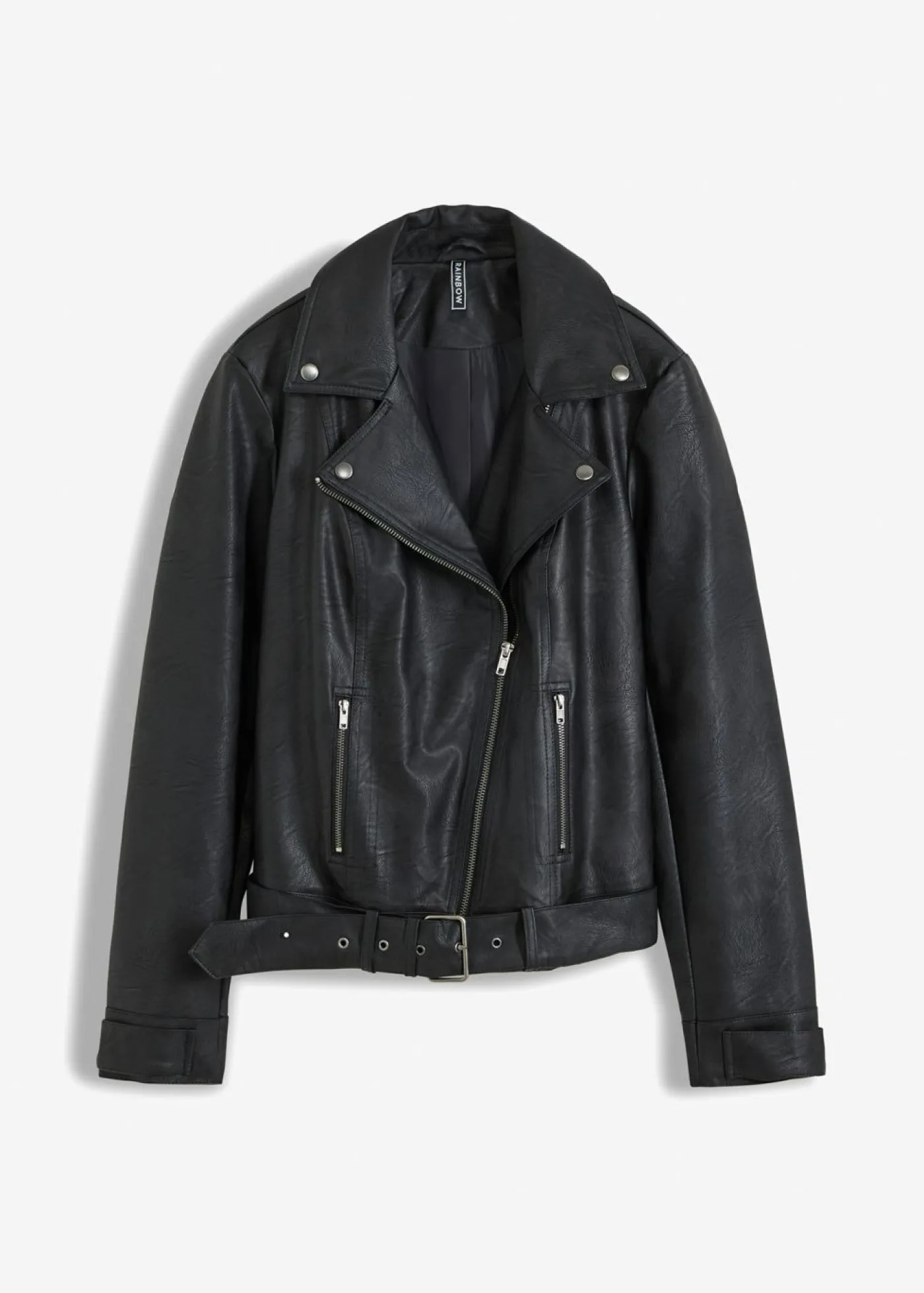 Online Cazadora holgada de estilo biker Mujer Chaquetas Y Abrigos