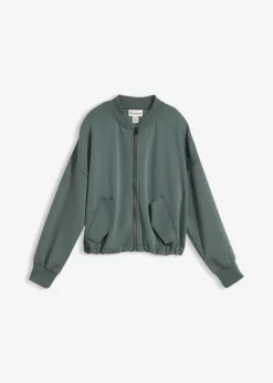 Sale Cazadora oversize de neopreno de suave mezcla de viscosa Mujer Ropa Cómoda|Chaquetas Y Abrigos