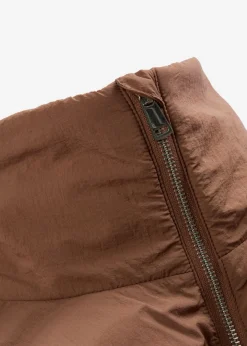 Clearance Cazadora repelente al agua con dobladillo abullonado Mujer Chaquetas Y Abrigos|Novedades