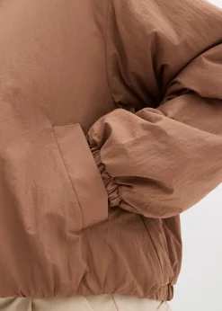 Clearance Cazadora repelente al agua con dobladillo abullonado Mujer Chaquetas Y Abrigos|Novedades
