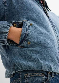 Discount Cazadora vaquera con forro cálido, cropped Mujer Chaquetas Y Abrigos