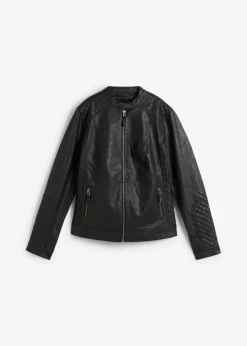New Cazdora motera de polipiel Mujer Chaquetas Y Abrigos