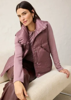 Sale Chaleco acolchado con plumón reciclado Mujer Chaquetas Y Abrigos