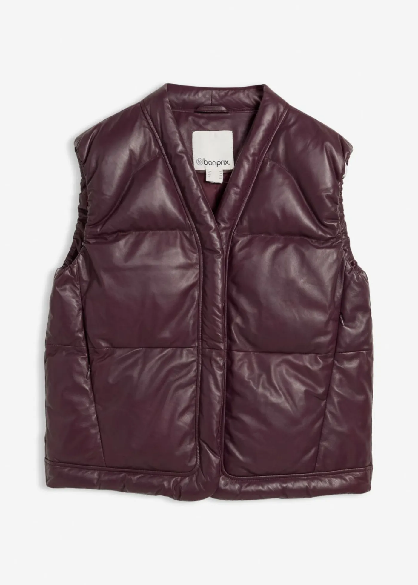 Discount Chaleco acolchado de napa de cordero Mujer Chaquetas Y Abrigos