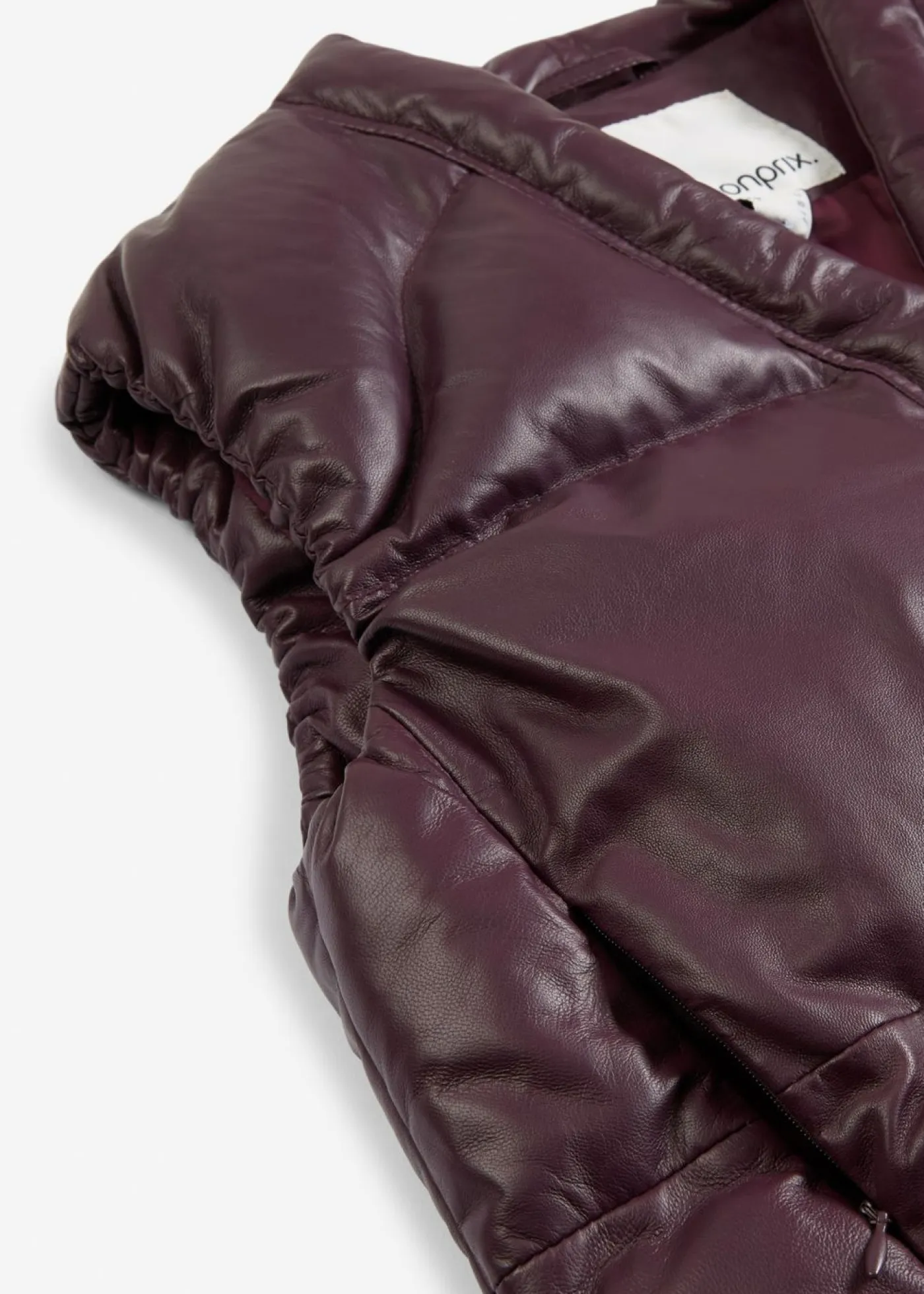 Discount Chaleco acolchado de napa de cordero Mujer Chaquetas Y Abrigos