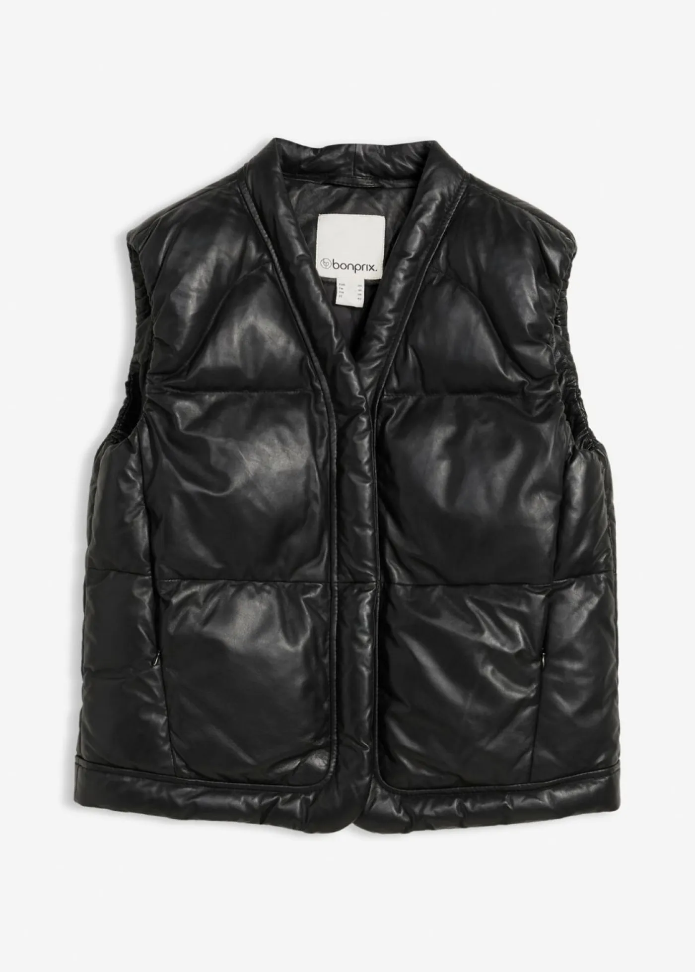Discount Chaleco acolchado de napa de cordero Mujer Chaquetas Y Abrigos