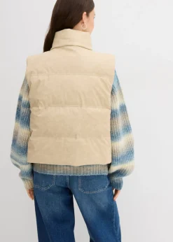 Discount Chaleco acolchado de piel sintética Mujer Chaquetas Y Abrigos