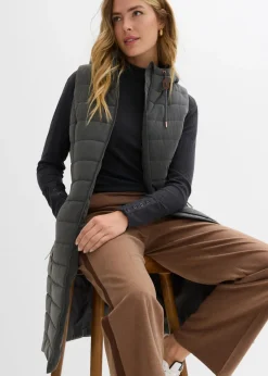 Discount Chaleco acolchado largo Mujer Chaquetas Y Abrigos