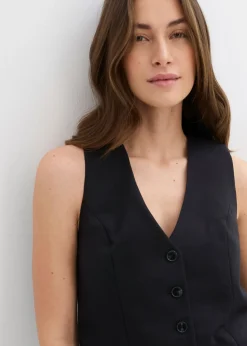 New Chaleco corto de traje Mujer Esenciales|Chaquetas Y Abrigos