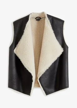 Discount Chaleco de borrego sintético Mujer Chaquetas Y Abrigos