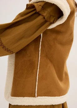 Sale Chaleco de borrego sintético Mujer Chaquetas Y Abrigos