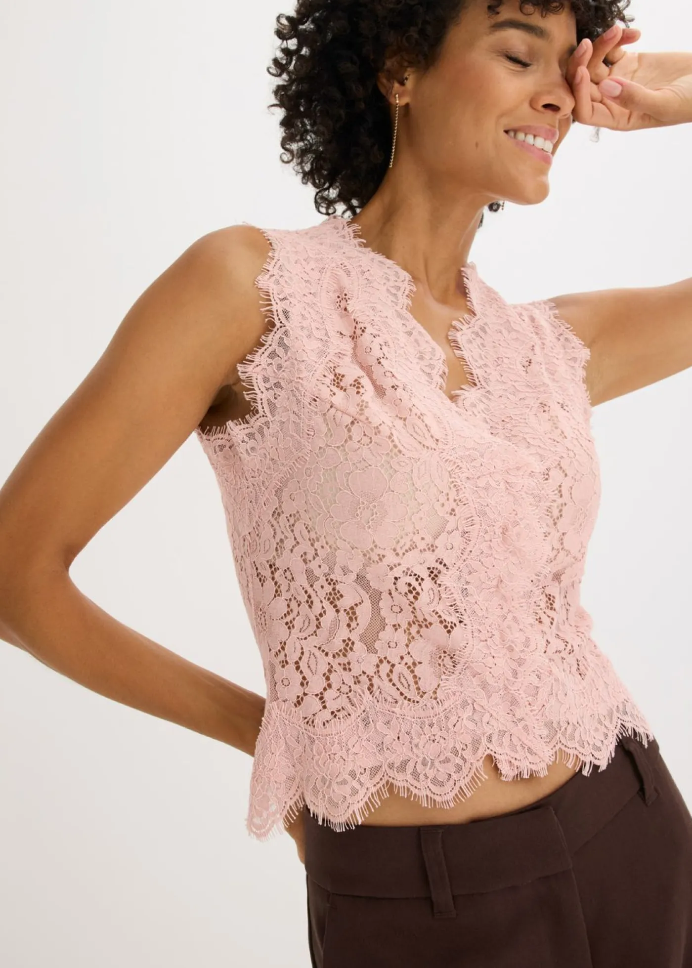 Hot Chaleco de encaje Mujer Chaquetas Y Abrigos