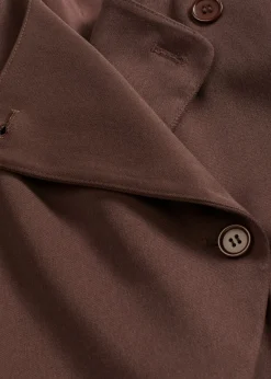 Discount Chaleco de mezcla de viscosa fluida Mujer Chaquetas Y Abrigos