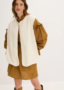Chaleco de pelo Mujer Ropa Cómoda|Chaquetas Y Abrigos