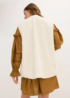 Chaleco de pelo Mujer Ropa Cómoda|Chaquetas Y Abrigos