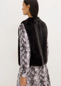 Clearance Chaleco de pelo sintético Mujer Chaquetas Y Abrigos