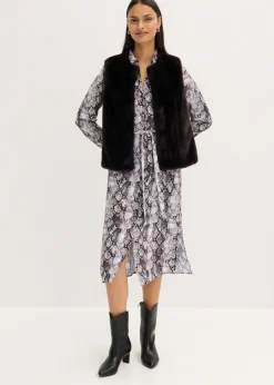 Clearance Chaleco de pelo sintético Mujer Chaquetas Y Abrigos