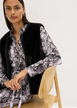 Clearance Chaleco de pelo sintético Mujer Chaquetas Y Abrigos