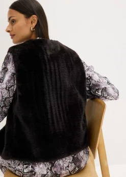 Clearance Chaleco de pelo sintético Mujer Chaquetas Y Abrigos