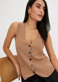 Best Chaleco de punto Mujer Chaquetas Y Abrigos|Ropa De Punto