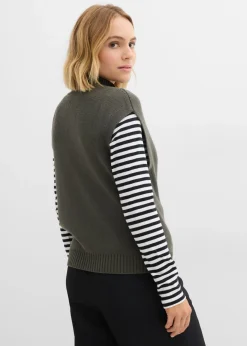 Sale Chaleco de punto Mujer Chaquetas Y Abrigos|Ropa De Punto