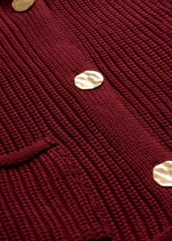 Sale Chaleco de punto con bolsillos Mujer Chaquetas Y Abrigos|Ropa De Punto
