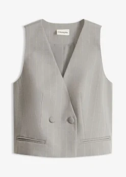 Clearance Chaleco de traje de raya diplomática Mujer Chaquetas Y Abrigos