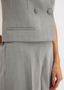 Clearance Chaleco de traje de raya diplomática Mujer Chaquetas Y Abrigos