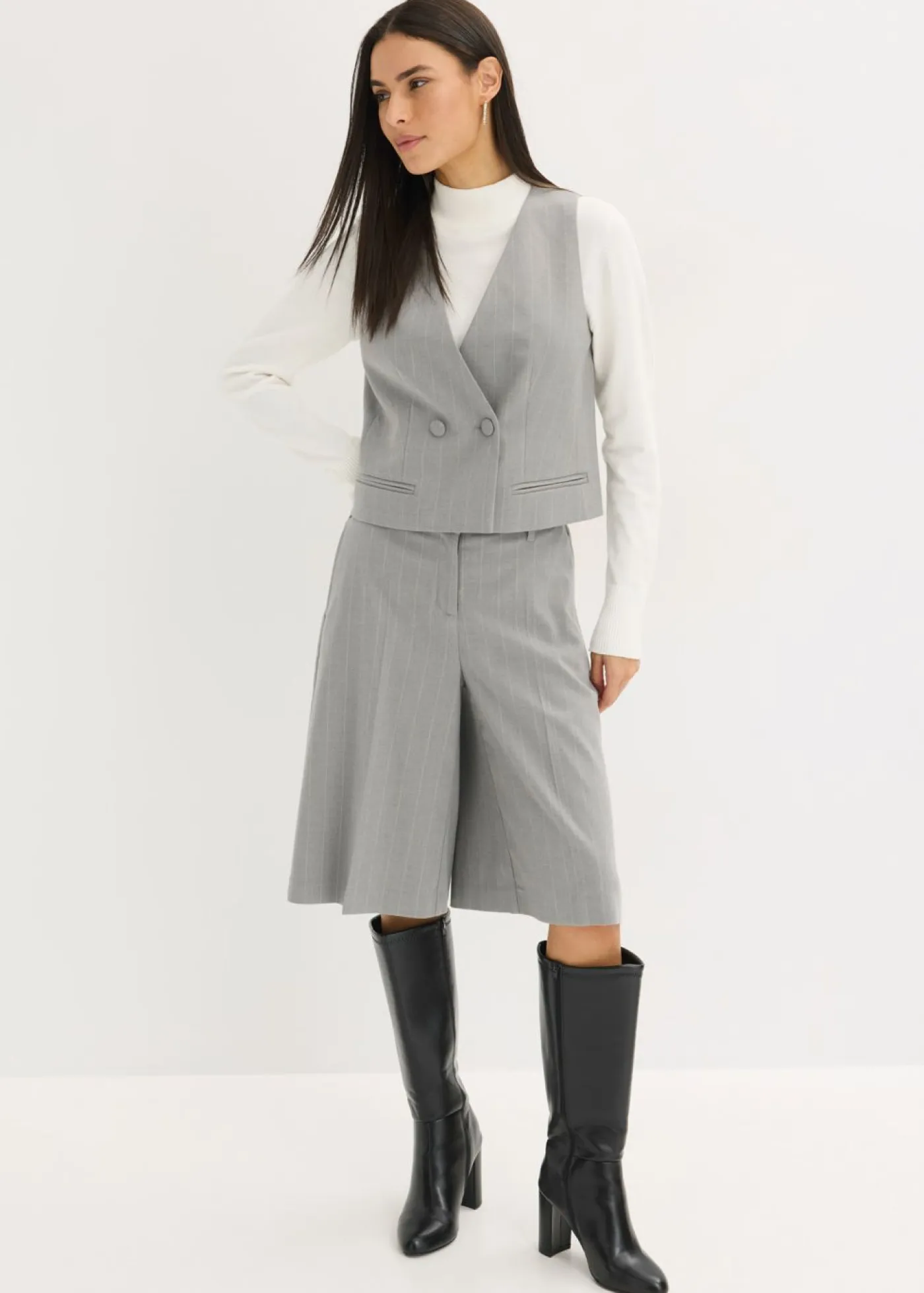 Clearance Chaleco de traje de raya diplomática Mujer Chaquetas Y Abrigos