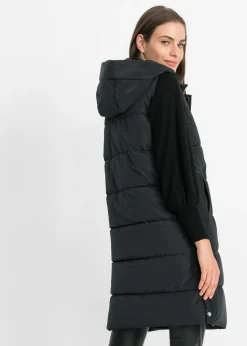 Outlet Chaleco guateado con capucha Mujer Chaquetas Y Abrigos