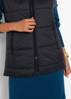 Sale Chaleco guateado con capucha desmontable Mujer Chaquetas Y Abrigos