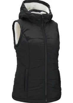 Chaleco guateado con forro polar Mujer Chaquetas Y Abrigos