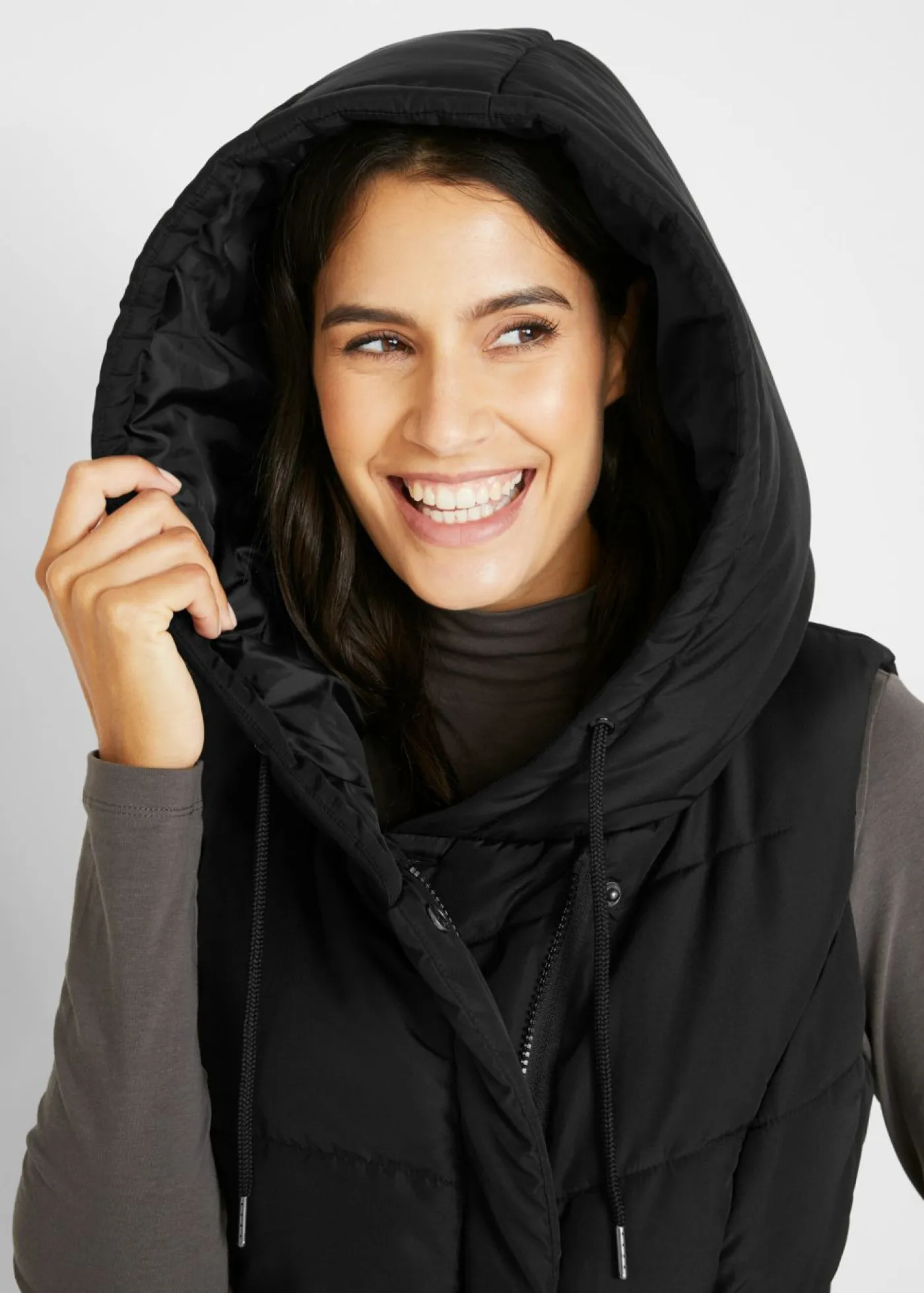 Best Chaleco guateado de poliéster reciclado Mujer Chaquetas Y Abrigos