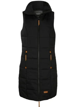 Clearance Chaleco largo con cuello alto Mujer Chaquetas Y Abrigos