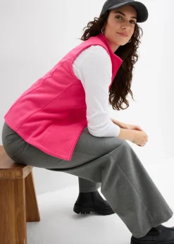 Outlet Chaleco polar con bolsillos Mujer Ropa Cómoda|Chaquetas Y Abrigos