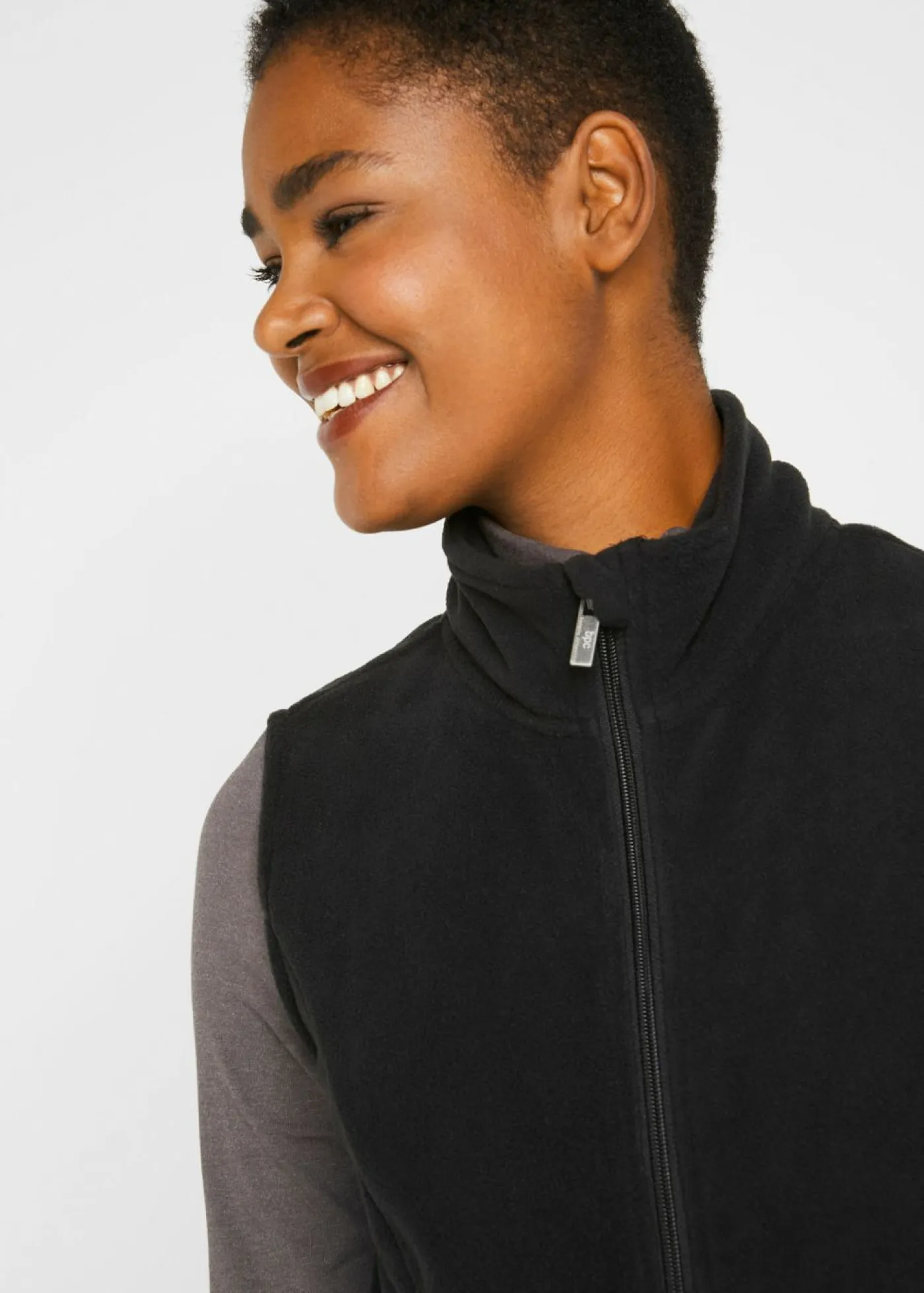 Discount Chaleco polar con bolsillos Mujer Ropa Cómoda|Chaquetas Y Abrigos