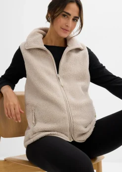 New Chaleco premamá/de porteo 3 en 1 de tejido polar Mujer Premamá