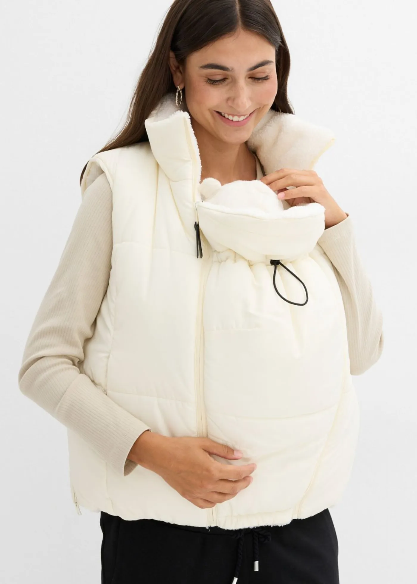 New Chaleco reversible premamá/de porteo 4 en 1 Mujer Premamá