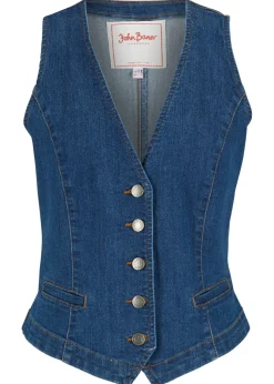 New Chaleco vaquero elástico Mujer Chaquetas Y Abrigos