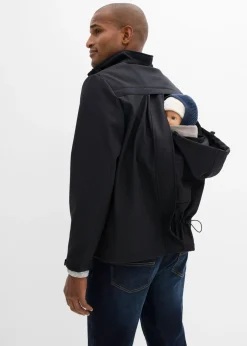 Hot Chaqueta 3 en 1 con función de porteo en la parte delantera y trasera para hombres Mujer Premamá