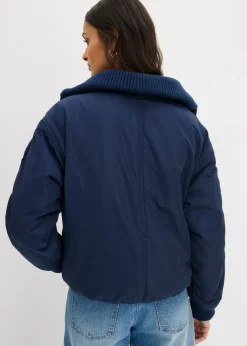 Hot Chaqueta acolchada con puños de punto Mujer Chaquetas Y Abrigos