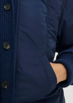 Hot Chaqueta acolchada con puños de punto Mujer Chaquetas Y Abrigos