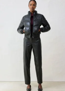 Clearance Chaqueta acolchada de napa de cordero Mujer Premium|Chaquetas Y Abrigos