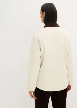 Chaqueta acolchada de sarga Mujer Chaquetas Y Abrigos