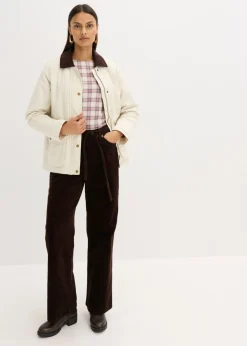 Chaqueta acolchada de sarga Mujer Chaquetas Y Abrigos