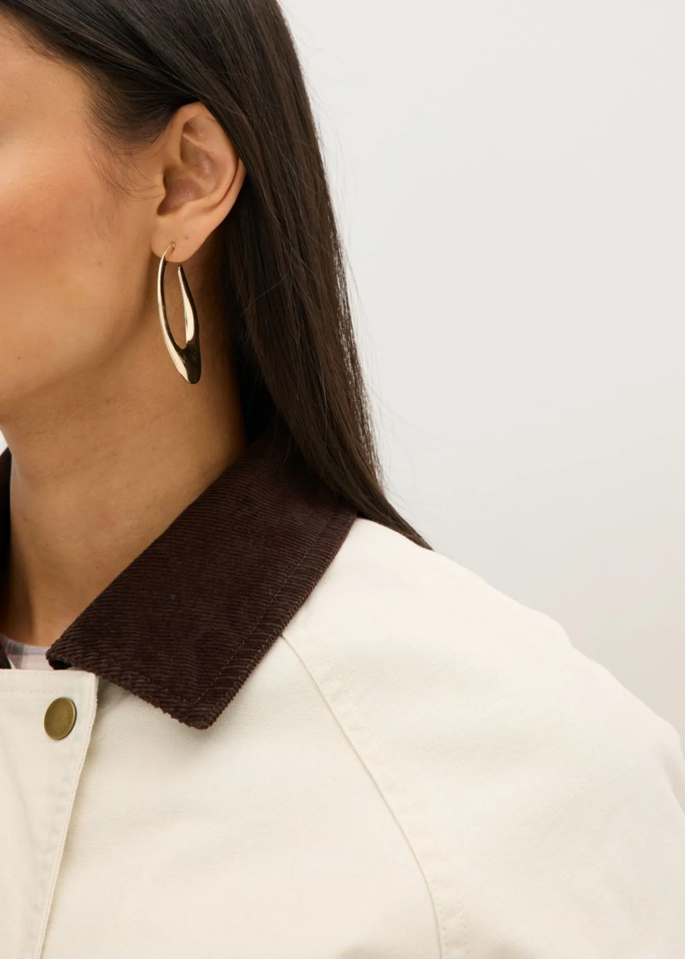 Chaqueta acolchada de sarga Mujer Chaquetas Y Abrigos