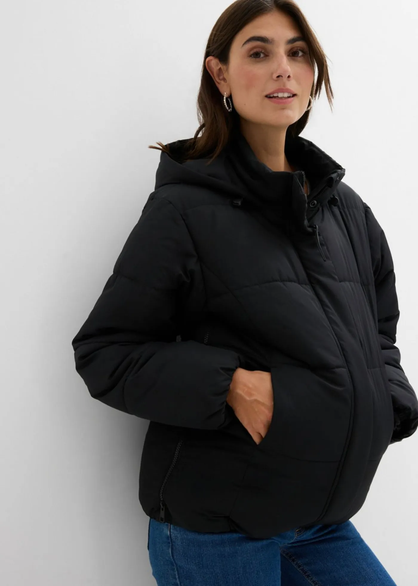 Sale Chaqueta acolchada premamá 3 en 1 repelente al agua con inserto para porteo Mujer Premamá